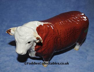 Beswick Hereford Bull 1st Version quality figurine