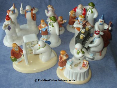 Coalport Quality Collection Of Snowman Figurines