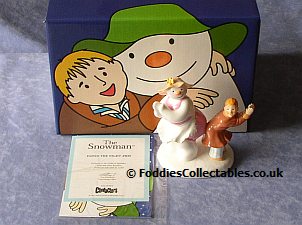 Coalport Snowman Dance The Night Away quality figurine