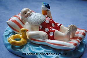 Coalport Snowman Lazy Days quality figurine