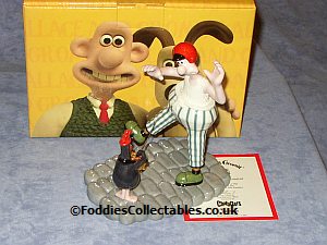 Coalport Wallace Gromit Out Of Control quality figurine