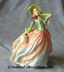 Doulton Autumn Breezes Pink Figure quality figurine