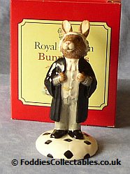 Doulton Bunnykins Lawyer quality figurine