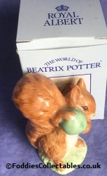 Royal Albert Beatrix Potter Potter Squirrel Nutkin quality figurine