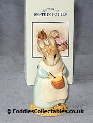 Royal Albert Mrs Rabbit Cooking quality figurine