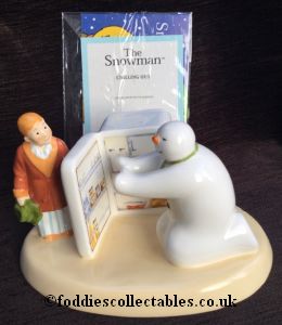 Coalport Snowman Chilling Out Ltd Edition quality figurine
