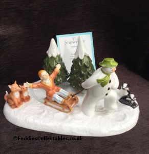 Coalport Snowman Winter Fun 2023 quality figurine